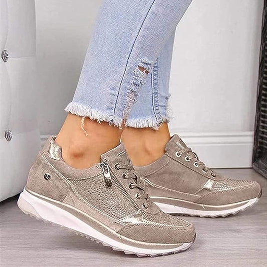 Bequeme Orthopädische Reißverschluss-Sneaker