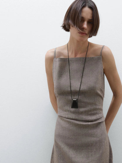 Maxikleid aus Leinenmischung für mühelosen Sommerstil