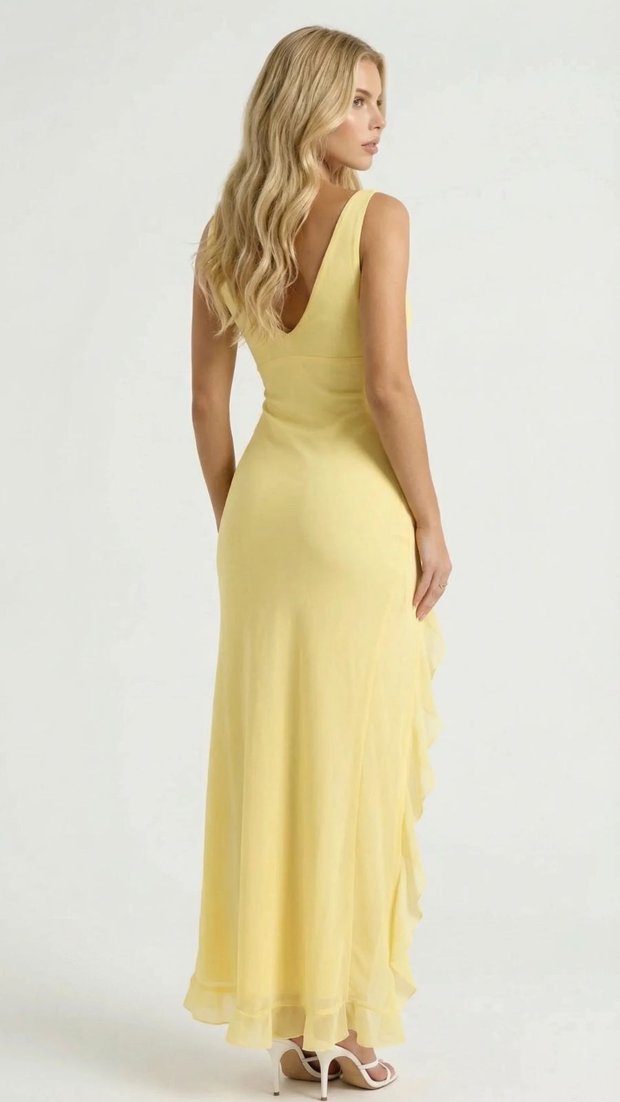 Elanora Ärmelloses Maxikleid mit Faltenrock