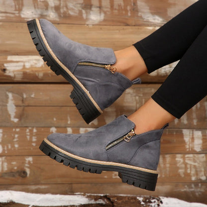 Schicke Leder-Stiefeletten für Damen