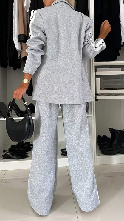Maßgeschneiderter Blazer und Hose für mühelosen schicken Stil