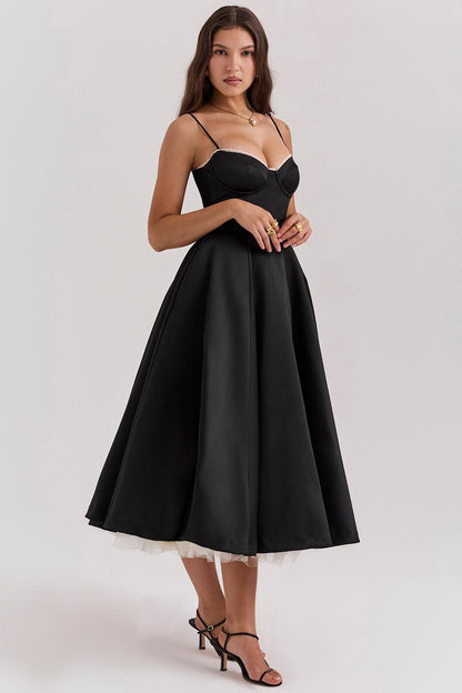 Evelina Elegantes Midikleid für Damen