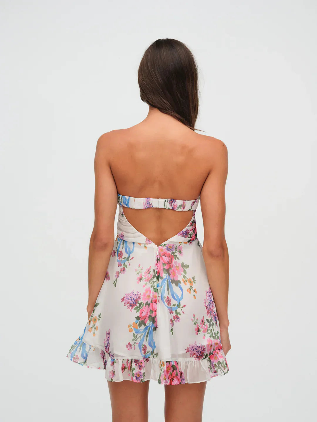 Fließendes Blumen-Boho-Maxikleid für Sommerstimmung