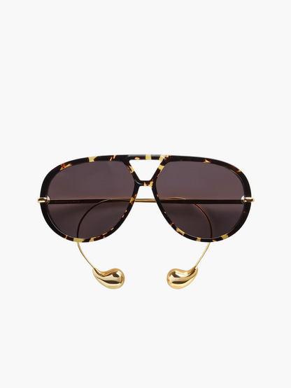 Klassische Retro-Rundsonnenbrille