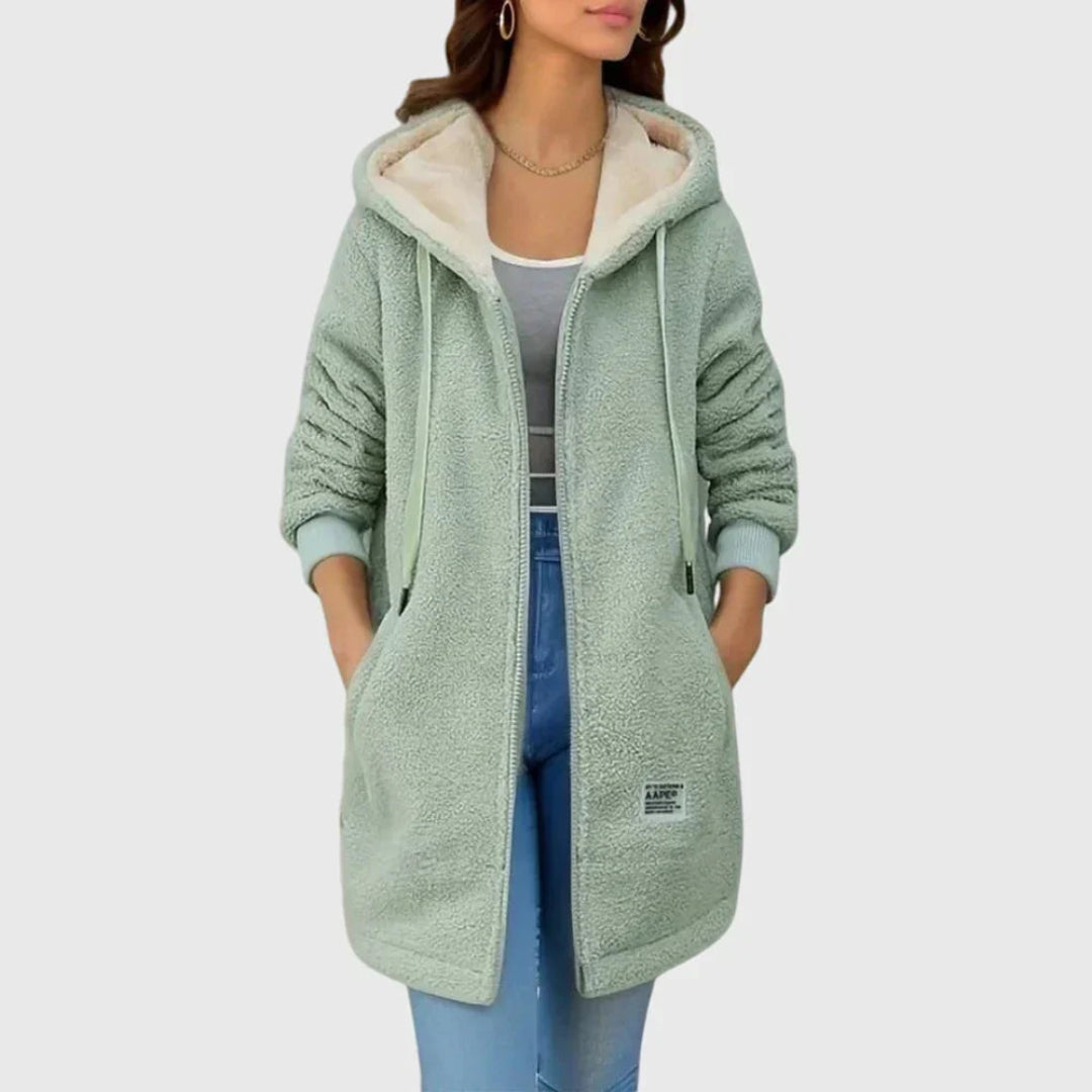 Gemütliche lässige Fleecejacke für den Alltag