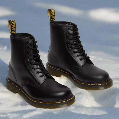 Klassische elegante Schnürstiefel aus Leder