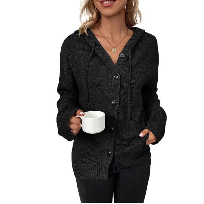 Gemütliche Strick-Cardigan mit Knöpfen für Damen