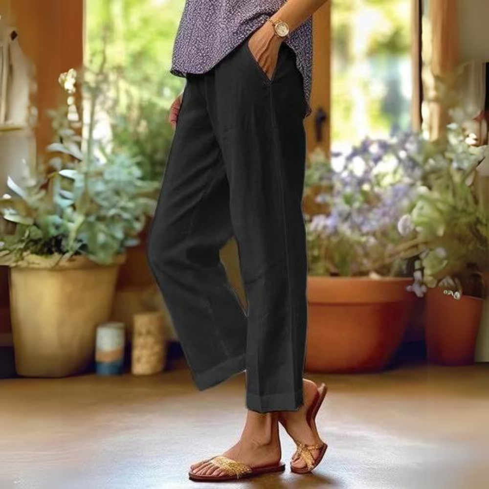 Gretchen® | Elegante Damen-Baumwollhose