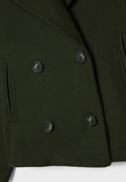 Schicke doppelt geknöpfte kurze Jacke