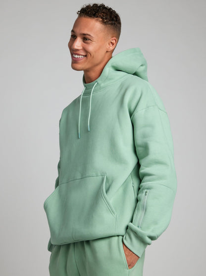 Gemütlicher Reise-Hoodie mit Flugmodus-Grafik