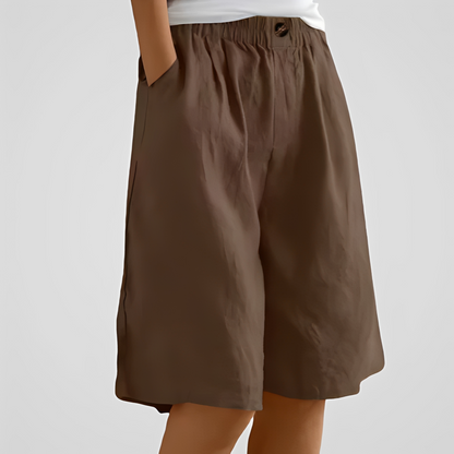 Damen Leichte Sommer Shorts Lockerer Sitz Bequemer Stil