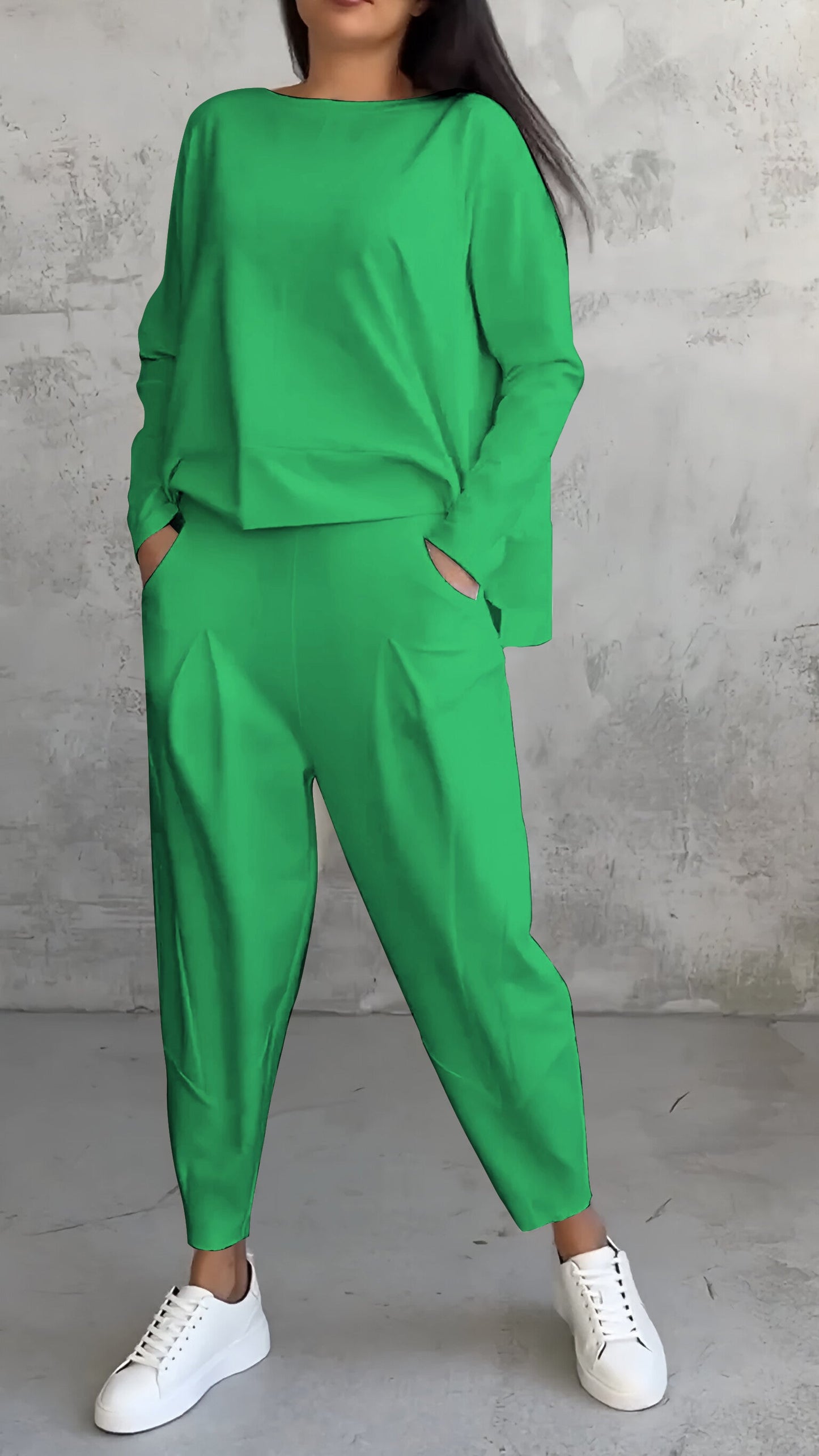 Gemütliches zweiteiliges Strick-Loungewear-Set