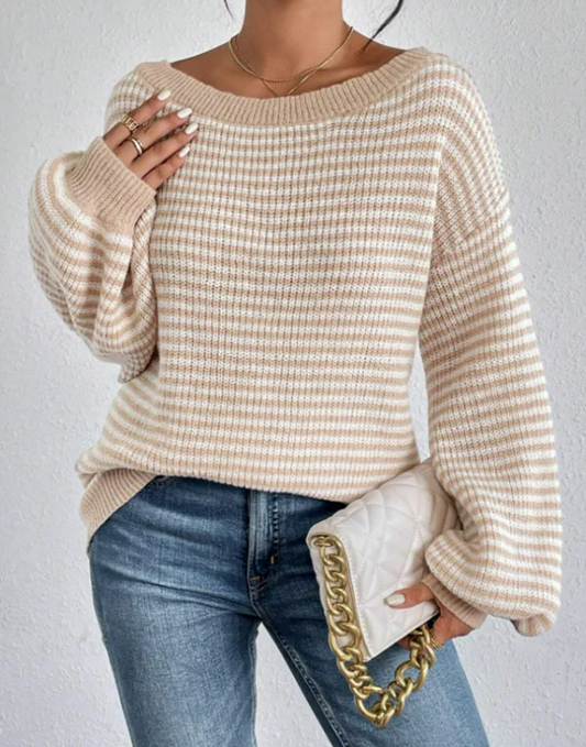 Gemütlicher Grobstrick-Pullover für lässige Winterlagen