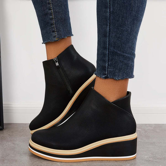 Schicke Leder-Stiefeletten für den Alltagsstil
