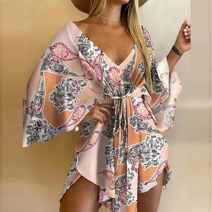 Sommer Strand Elegantes Sexy Damenkleid