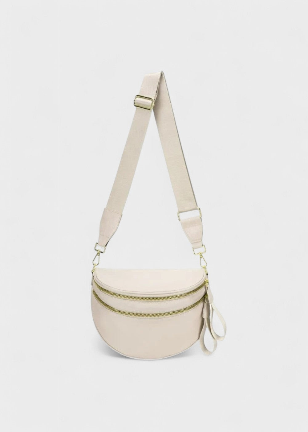 Elegante Leder-Bauchtasche für freihändigen Stil