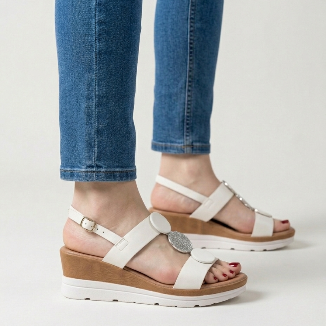 Stylische Keilabsatz-Sandale mit Komfort für Damen