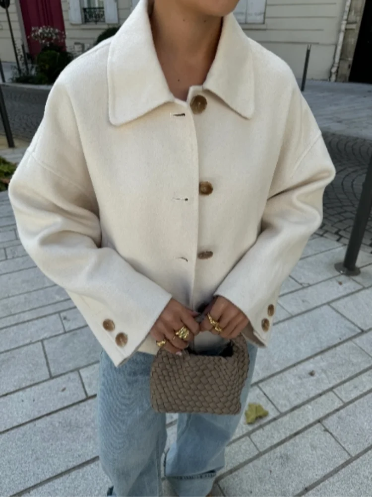Elegante gesteppte Reversjacke für Übergangsjahreszeiten