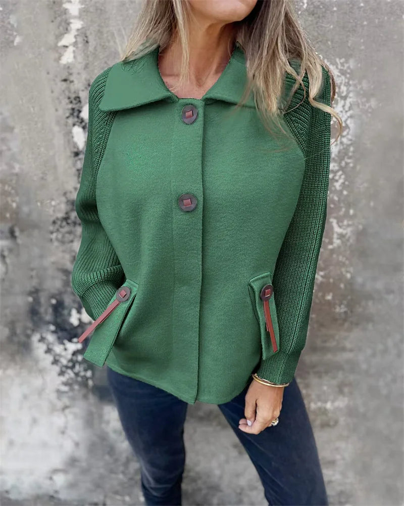 Gemütliche leichte Damen-Herbst-Winterjacke
