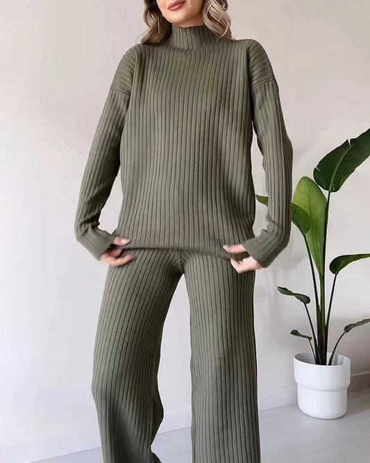 Schickes zweiteiliges Set mit Schlitz für lässigen Alltagslook