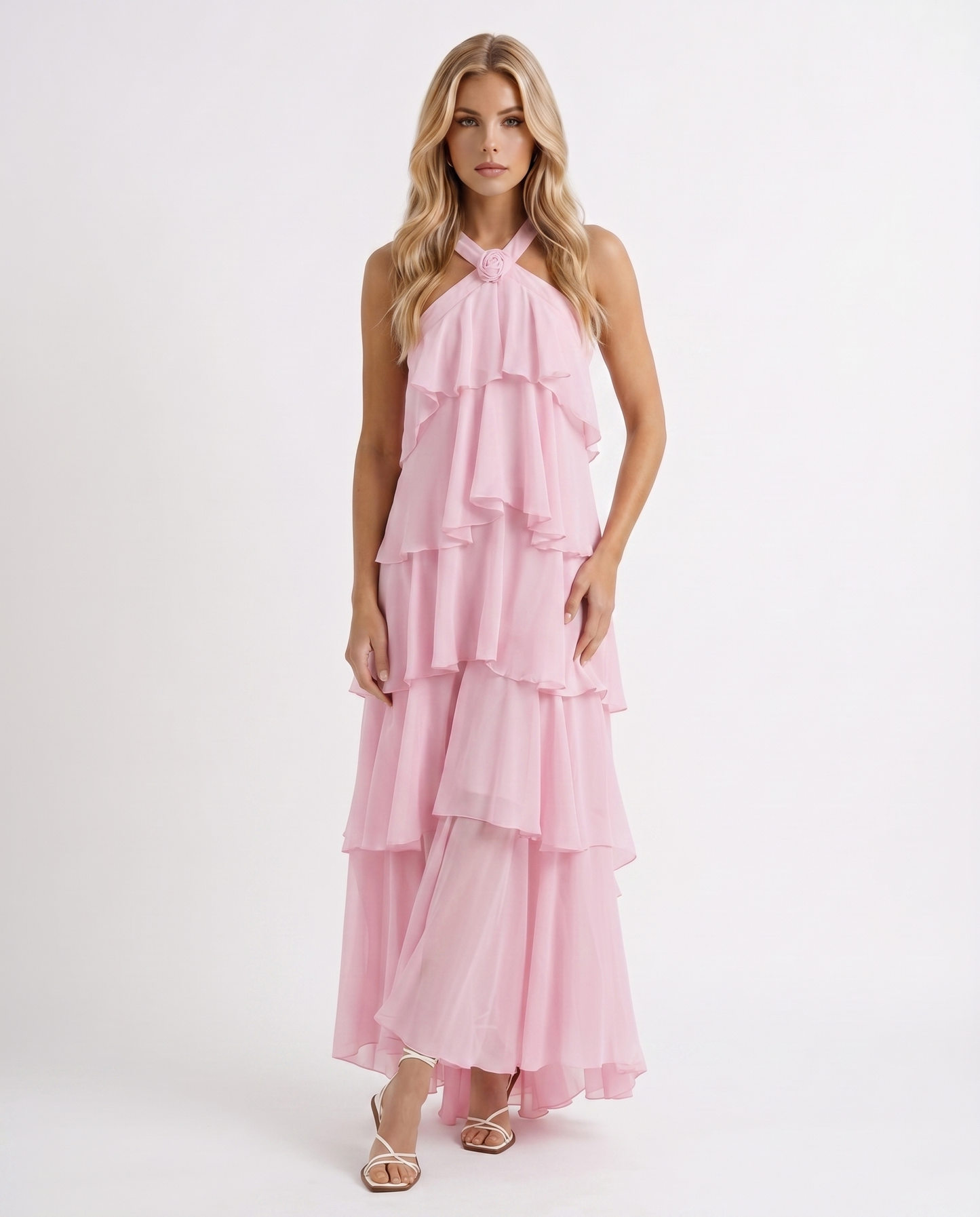 Elegantes ärmelloses Felicia Maxikleid