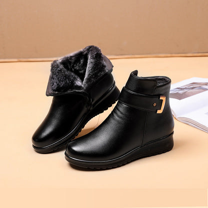 Echtes Leder Orthopädische Stiefel für bequemen Halt