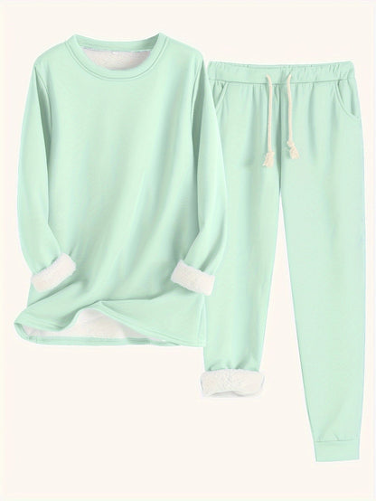 Gemütliches Strick-Loungewear-Set für entspannte Tage