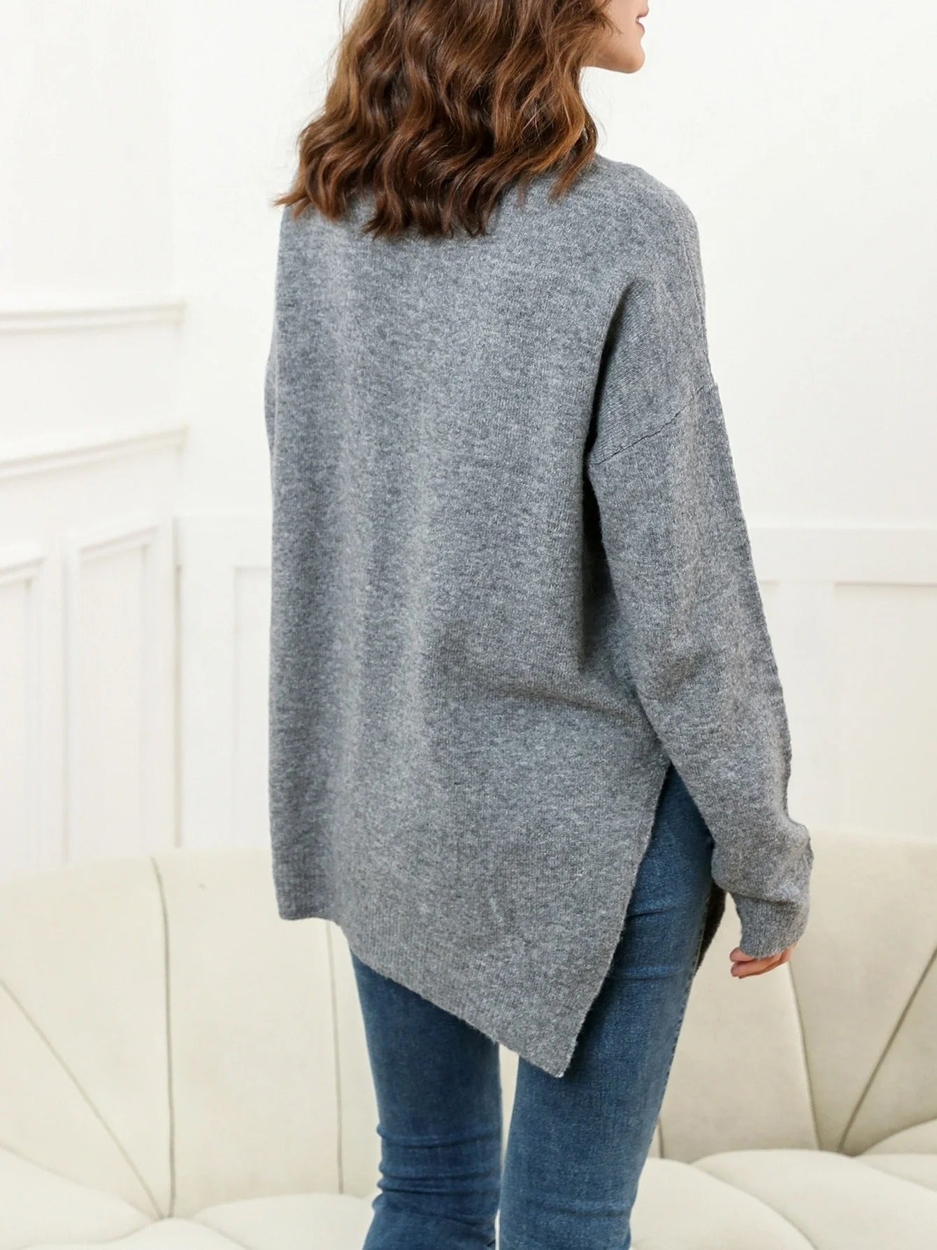 Lislotte® | Eleganter Pullover mit Seitenschlitzen