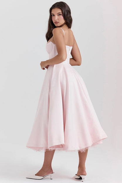 Evelina Elegantes Midikleid für Damen