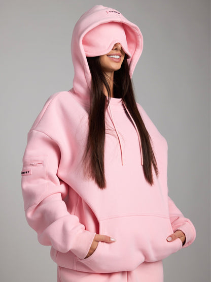 Gemütlicher Reise-Hoodie mit Flugmodus-Grafik