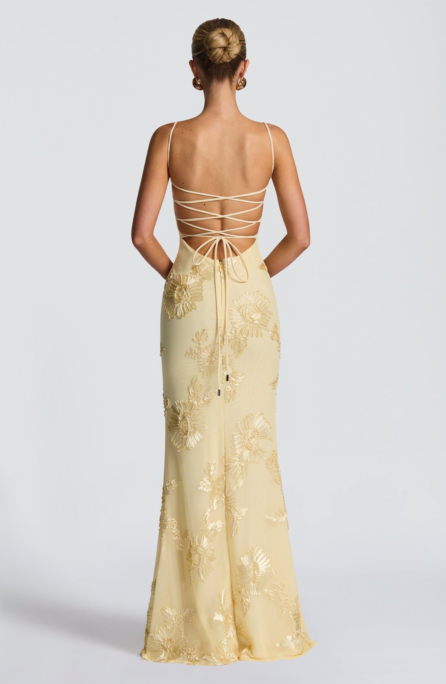 Elegantes Maxikleid für Damen mit Spaghettiträgern, Sommerhochzeitsgast