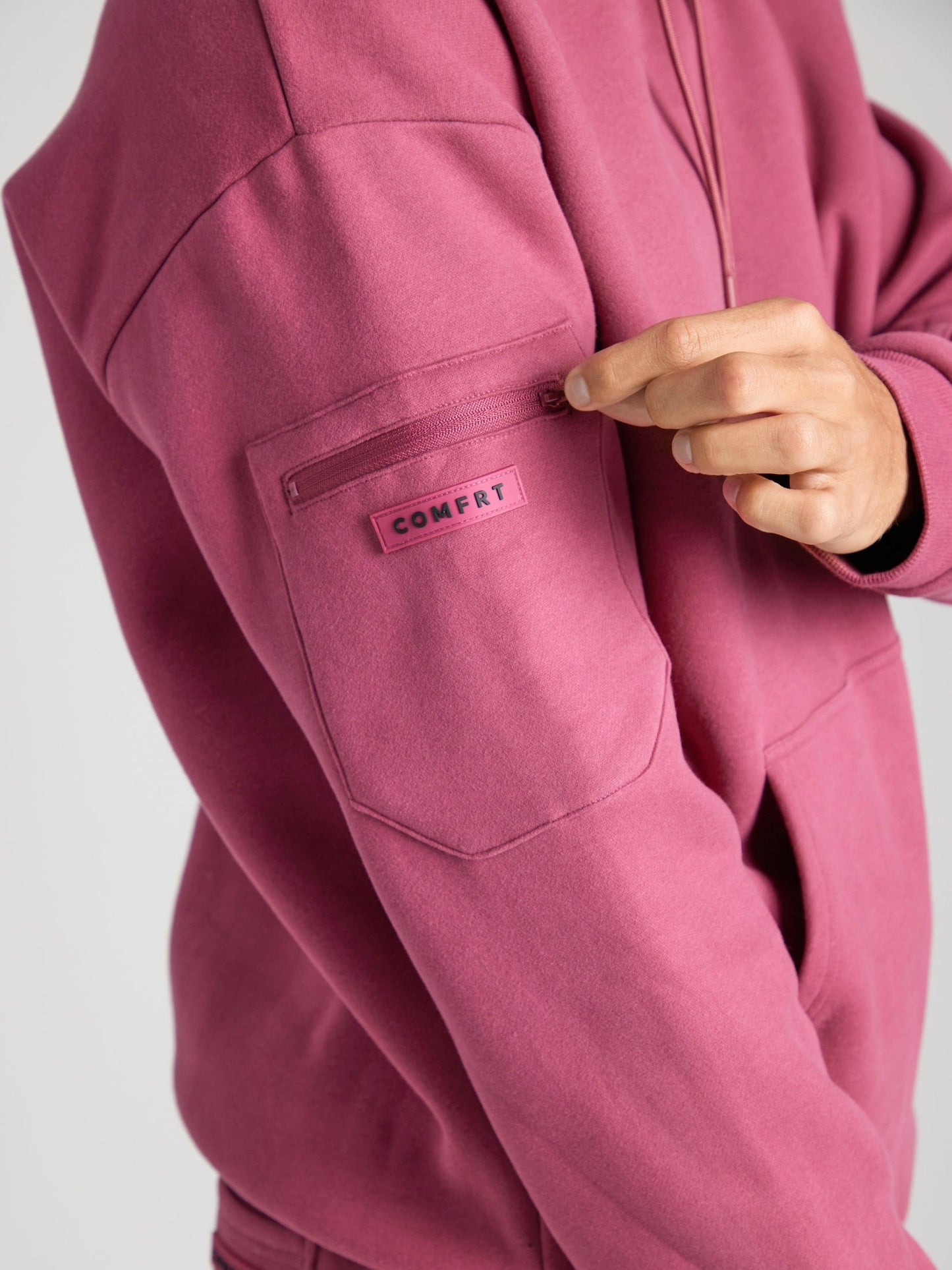 Gemütlicher Reise-Hoodie mit Flugmodus-Grafik