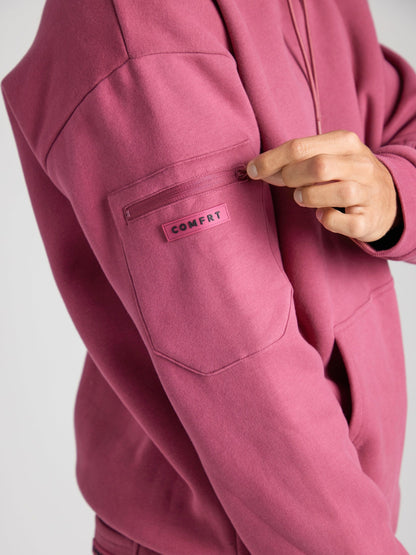 Gemütlicher Reise-Hoodie mit Flugmodus-Grafik
