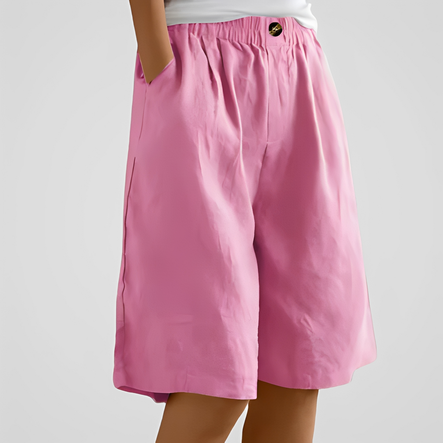 Damen Leichte Sommer Shorts Lockerer Sitz Bequemer Stil