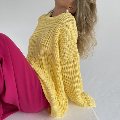 Lislotte® | Kuscheliger Strickpullover mit Rundhalsausschnitt