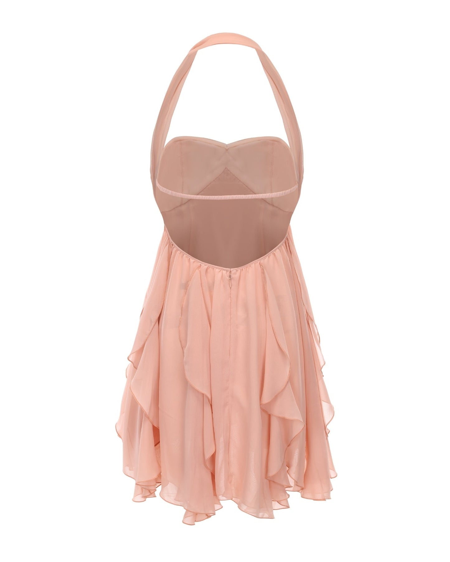 Kleid mit Blumenmuster und Neckholder-Ausschnitt