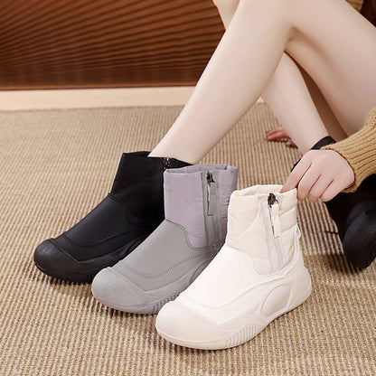 Gemütliche rutschfeste Damen-Winter-Schneestiefel