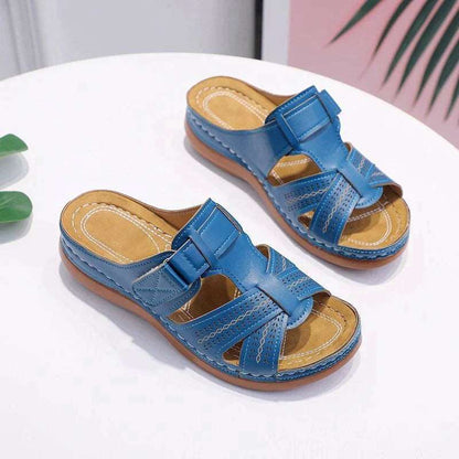 Atmungsaktive orthopädische Sommerslipper für Damen
