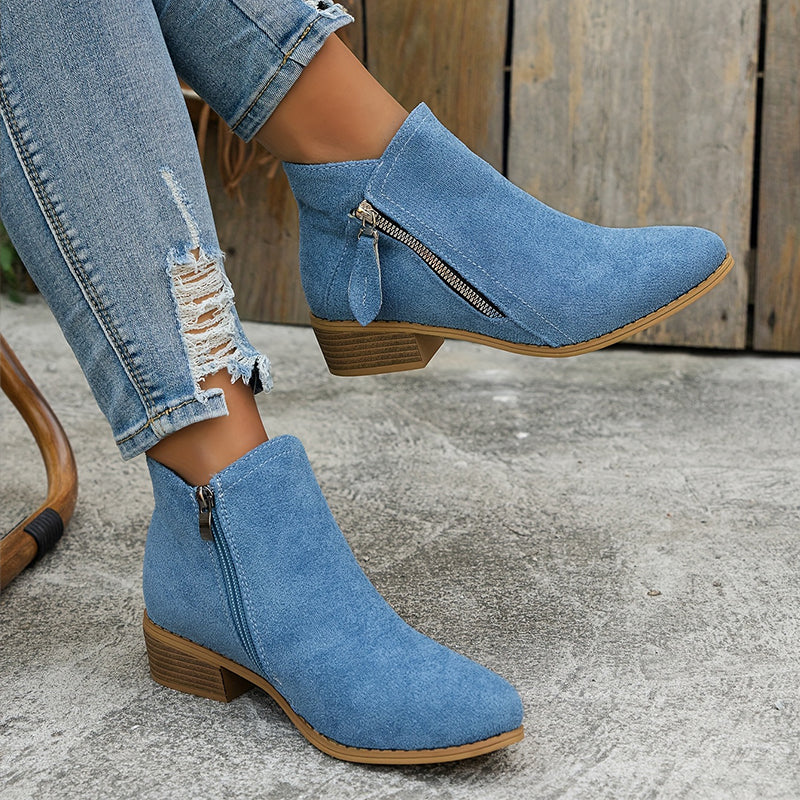 Schicke Leder-Stiefeletten für den Alltagstijl