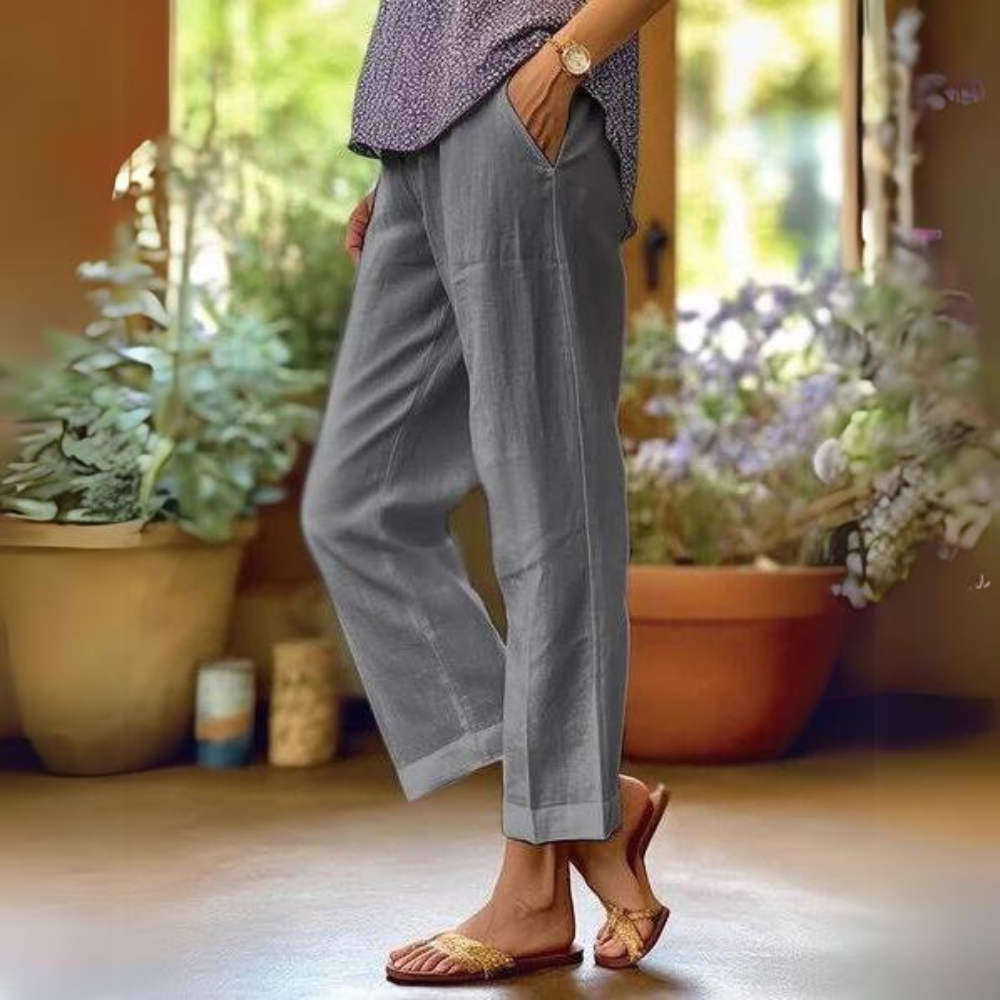 Gretchen® | Elegante Damen-Baumwollhose