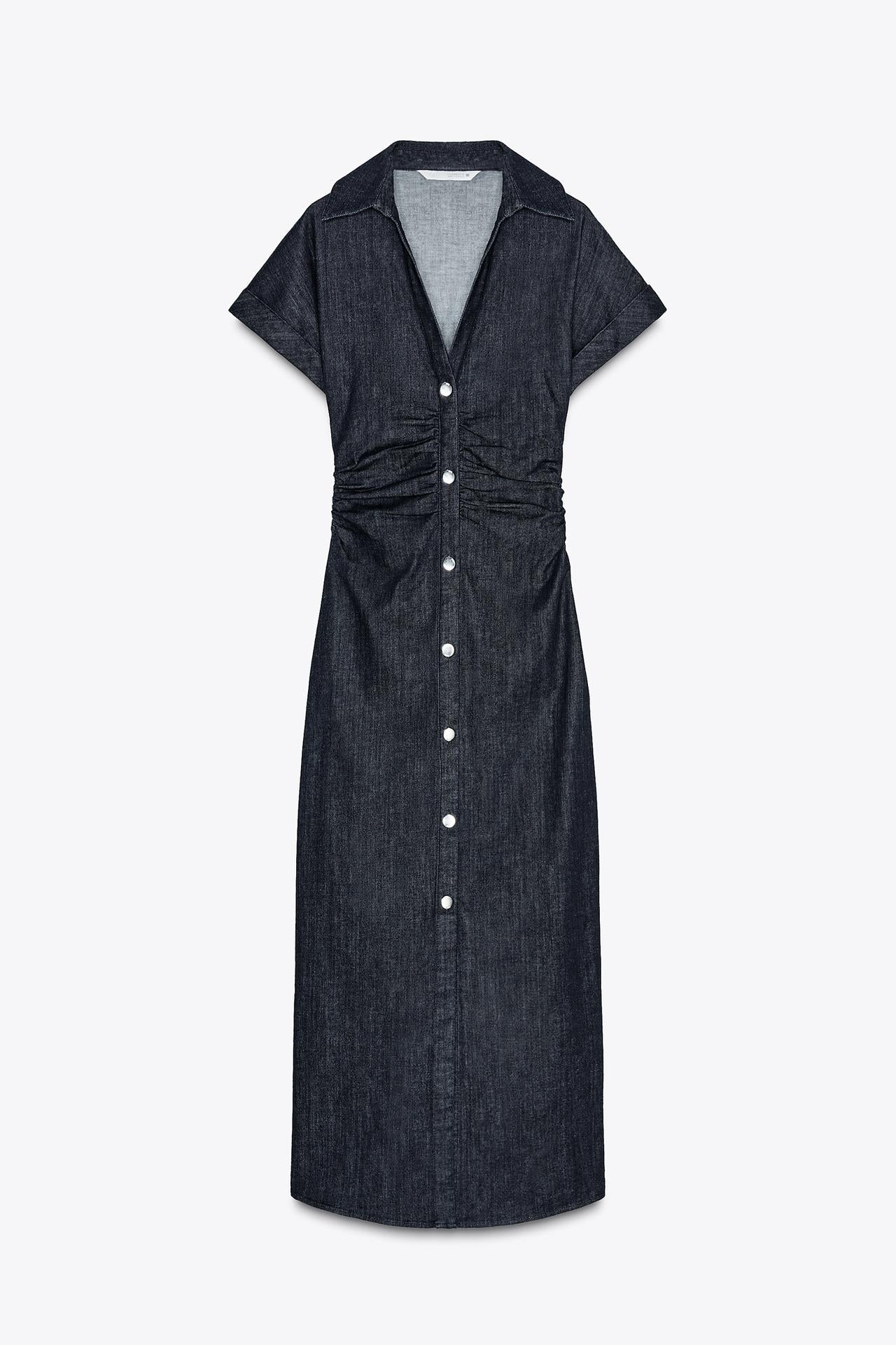 Lässiges Denim-Midikleid für den Alltag