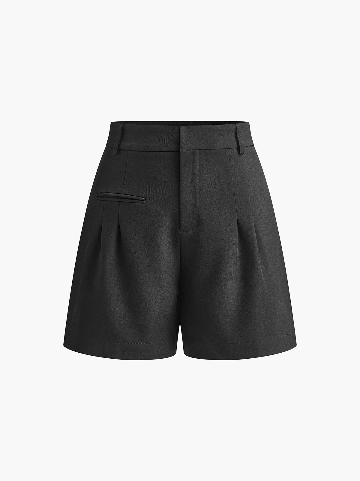 Halbtransparente Damen-Shorts mit mittlerer Taille