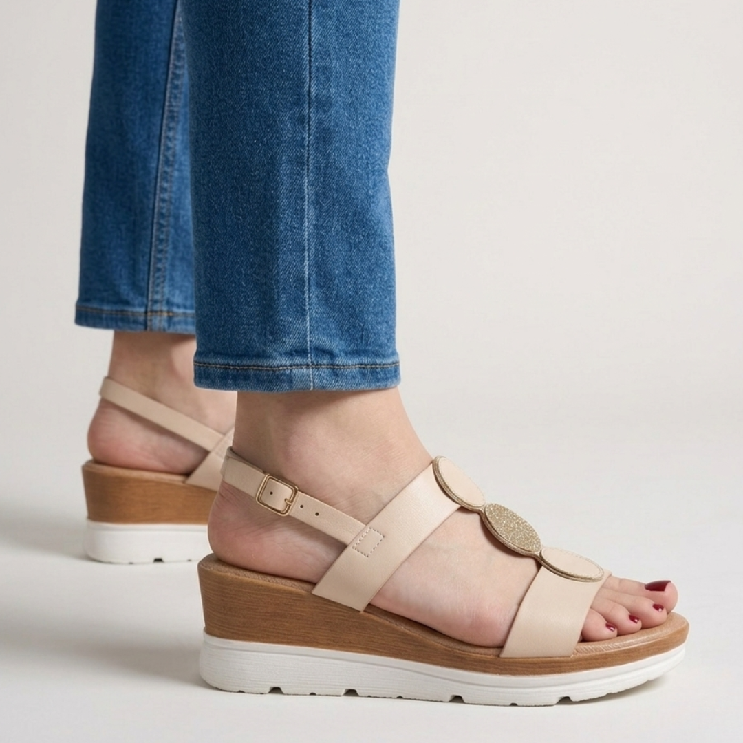Stylische Keilabsatz-Sandale mit Komfort für Damen