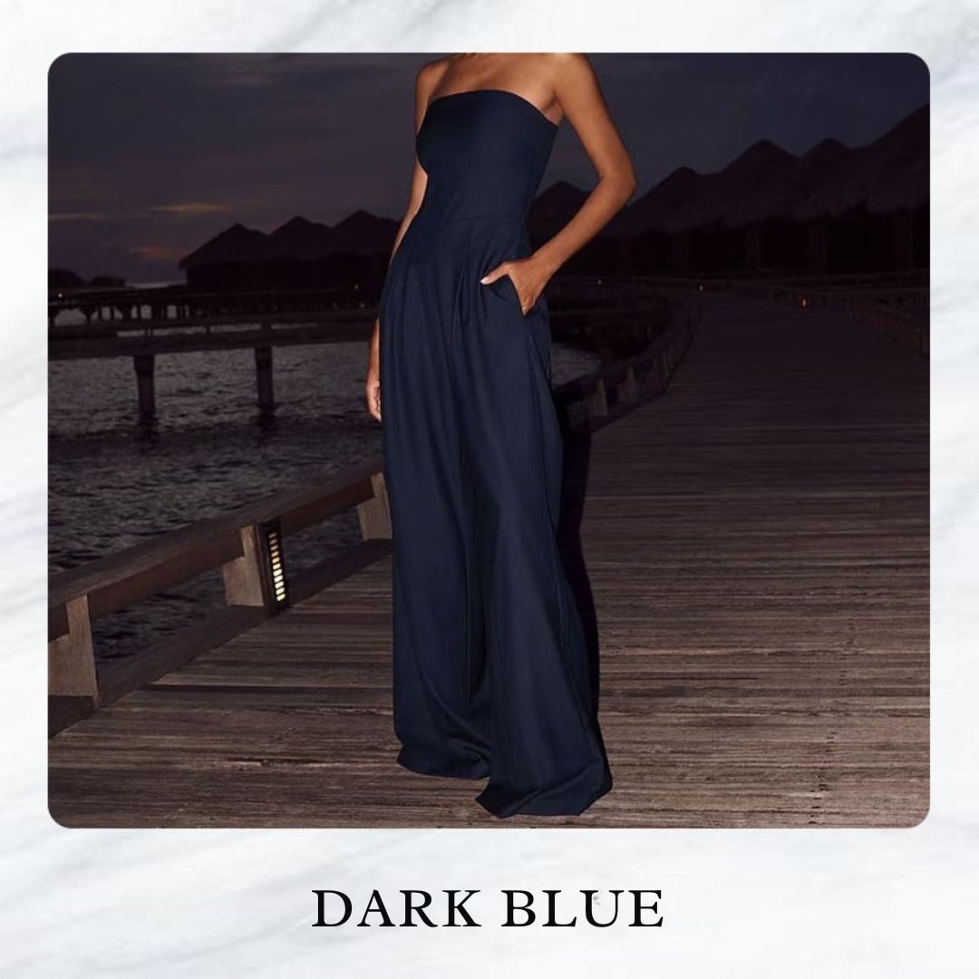 Lässiger ärmelloser Jumpsuit für den einfachen Alltag