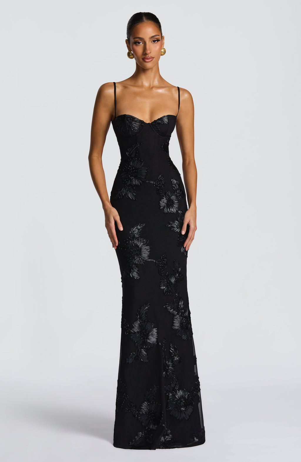 Elegantes Maxikleid für Damen mit Spaghettiträgern, Sommerhochzeitsgast