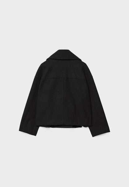 Schicke doppelt geknöpfte kurze Jacke