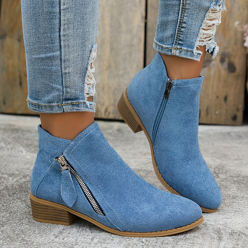 Schicke Leder-Stiefeletten für den Alltagstijl