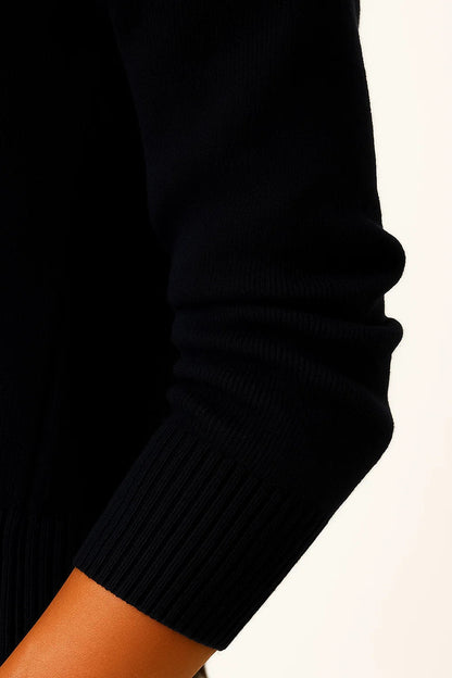 Moderner gemütlicher langärmliger Cardigan