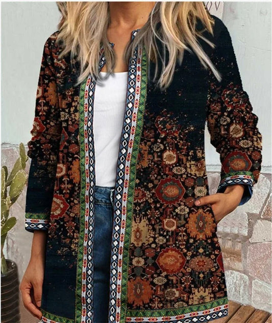 Felix® | Boho-Jacke mit farbenfrohem Muster