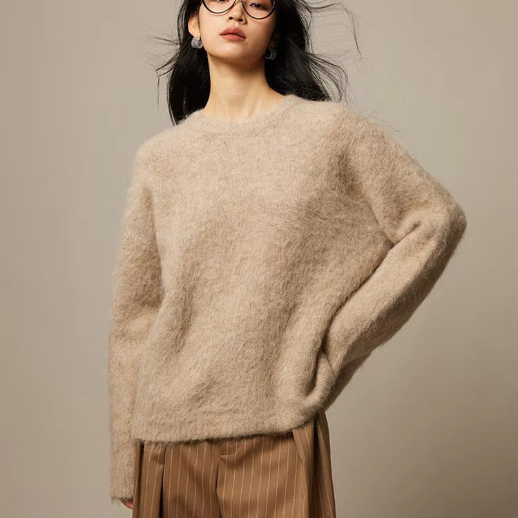 Alpaka-Mischpullover – Gemütlicher Alltagsstil